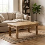 Melbourne Rectangular Coffee Table (Solid Wood) - Image 4