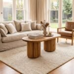 Salvador Oval Wood Coffee Table (Solid Wood) - Image 5