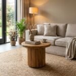 Aisne Round Wood Coffee Table (50 cm) (Wood) - Image 3