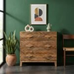 Adamas Designer Handicraft Wooden Chest of Drawers (Solid Wood) - Image 3