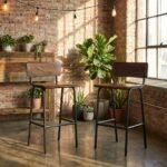 Essilor Argo Mango Wood Bar Chair