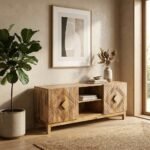 Chappell Handicraft TV Cabinet in mango wood (Solid Wood) - Image 3