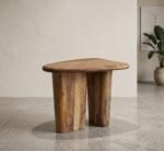 Natural Classic Wood Bedside Table (Solid Wood)