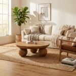 Round Seoul Coffee Table (Solid Wood) - Image 4