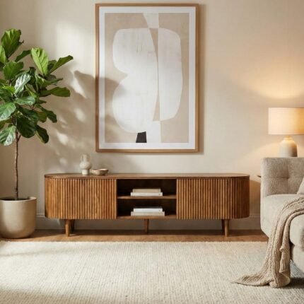 Agnate Hellish TV Unit (Solid Wood)