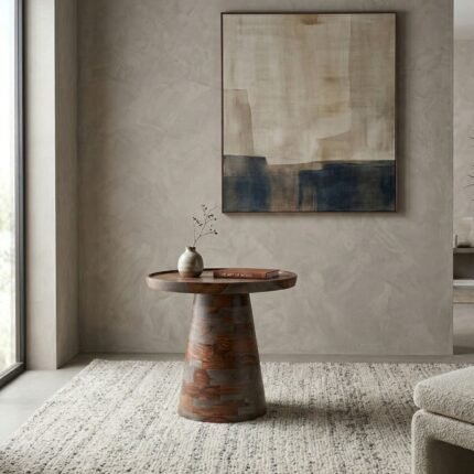 Wooden side Table Deacon (Solid Wood )