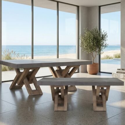 Alonzo Wooden Coffee Table (Solid Wood)