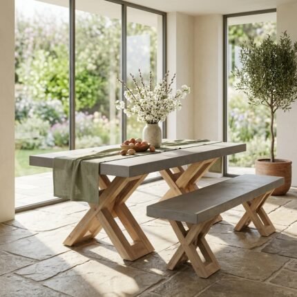 Alonzo Wooden Coffee Table (Solid Wood)