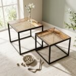 PREMIUM SOLID WOOD NESTING TABLE