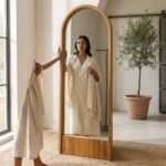 Classic Wooden Wall Mirror / Living Room - Bedroom Decor - Image 3