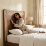 Pluribus Solid Wood King Size Bed Solid Wood with cane - Image 2