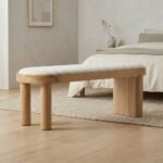 Columna Indian Off White Bench (Solid Wood) - Image 3