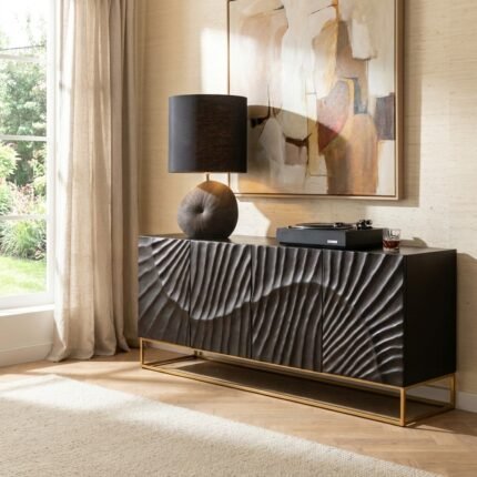 BLACK SCORPION MANGO WOOD SIDEBOARD