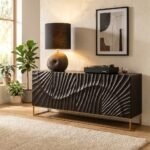 BLACK SCORPION MANGO WOOD SIDEBOARD - Image 4