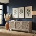 Dex Striado Hand Carved Sideboard (Solid Wood) - Image 2