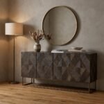 Majestic Gold Marcellus Four-Door Credenza (Solid Wood) - Image 3