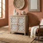 Solid Mango Wood Cabinet