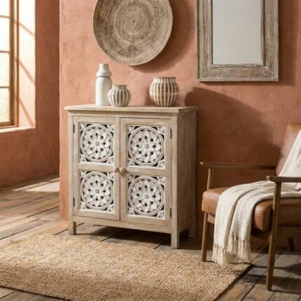 Solid Mango Wood Cabinet