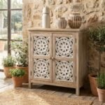 Solid Mango Wood Cabinet - Image 4