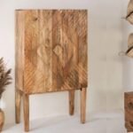 Argos Mango Wood High Cabinet (Solid Wood)