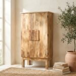 Gladiolus Natural Wood Wardrobe (Solid Wood) - Image 6