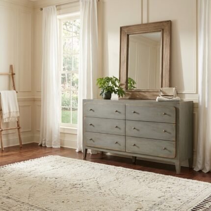 Ethnic Wooden Chest of Drawer (Solid Wood)