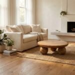 Round Seoul Coffee Table (Solid Wood) - Image 3