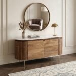 Chloe Solid Wood Sideboard | Marble Top - Image 2