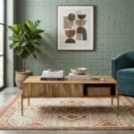 Madrid Wooden Cabinet | Metal Legs - Image 2