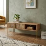 Madrid Wooden Cabinet | Metal Legs - Image 10
