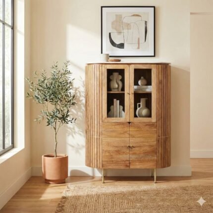 Gratia Classic Wooden Cabinet (Solid Wood)