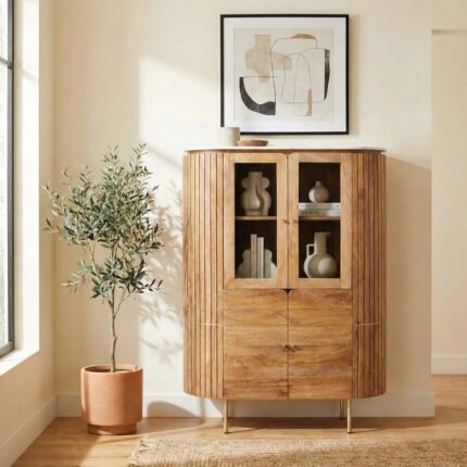 Gratia Classic Wooden Cabinet (Solid Wood)