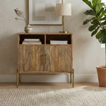 Laruns Wooden Cabinet (Solid Wood)