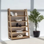 Biskra Mango Wood Ladder Bookcase