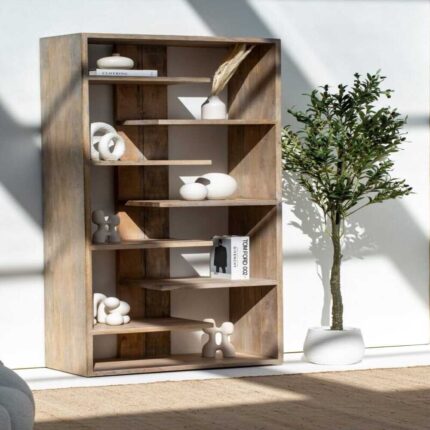 Alba Wooden Display Shelves Unit