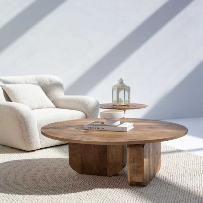 Hodor Coffee Table With Cross Legs