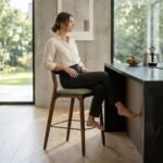 Edu Bar Chair (Solid Wood)