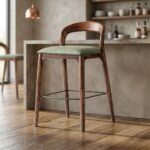 Edu Bar Chair (Solid Wood) - Image 2