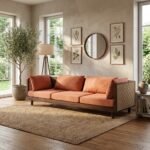Darau 4 seater Sofa (Solid Wood ) - Image 2