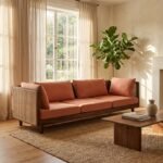 Darau 4 seater Sofa (Solid Wood )