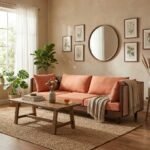 Darau 4 seater Sofa (Solid Wood )
