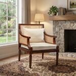 Gothic Cane Armchair (Solid Wood with cane)