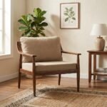 Qena Wooden Armchair (Solid Wood) - Image 4