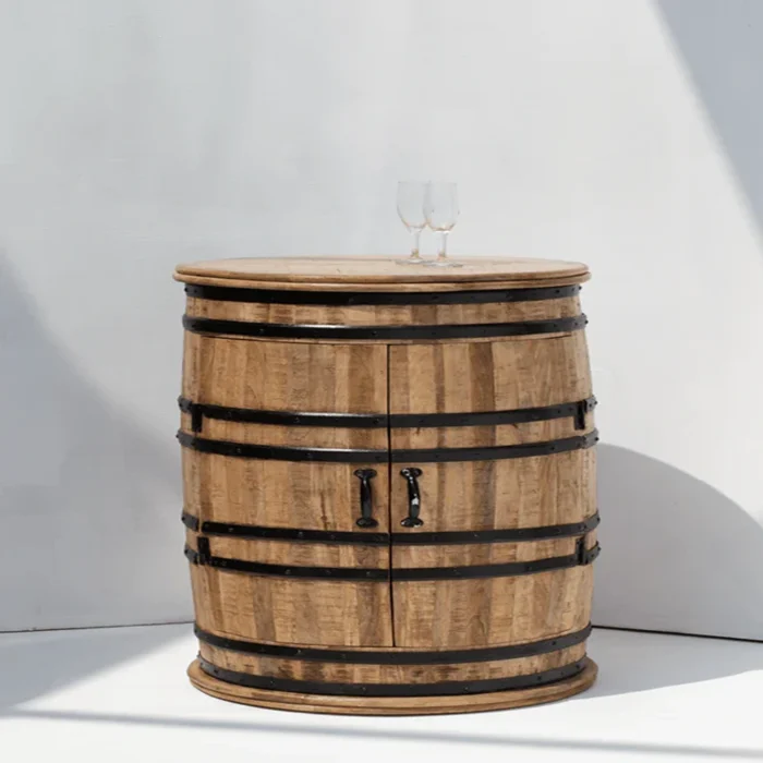 Savannah Barrel Cocktail Cabinet