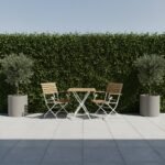 Antonio Garden Dining Set (Solid Wood and Metal )