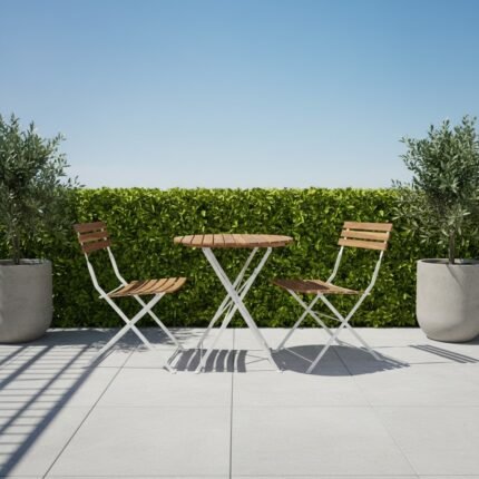 Jacksonville Garden Dining Set with metal legs