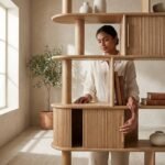 Nashville Wooden Bookshelf (Solid Wood ) - Image 2