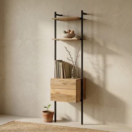 Windsor Ladder Bookcase (Solid Wood )