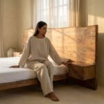 Housten Dark Wooden Bed (Solid Wood ) - Image 2