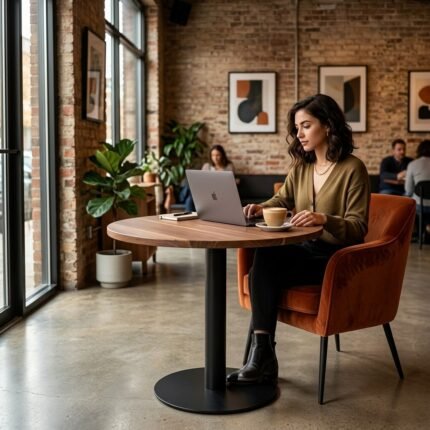 Orleans Wood Bar Table (Solid Wood )